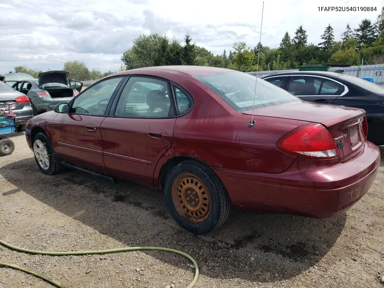 2004 Ford Taurus Lx VIN: 1FAFP52U54G190884 Lot: 67404424