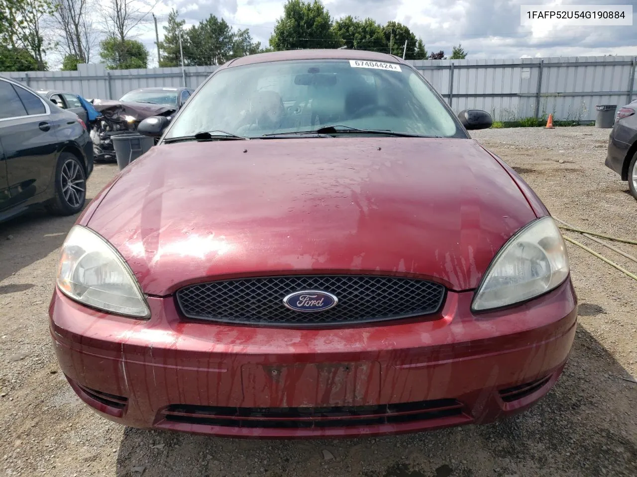 1FAFP52U54G190884 2004 Ford Taurus Lx