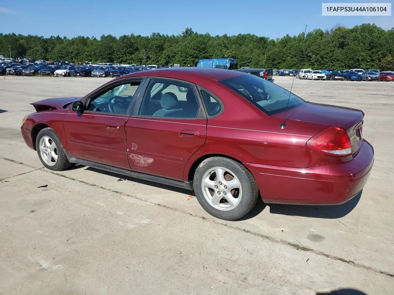 2004 Ford Taurus Se VIN: 1FAFP53U44A106104 Lot: 67842094