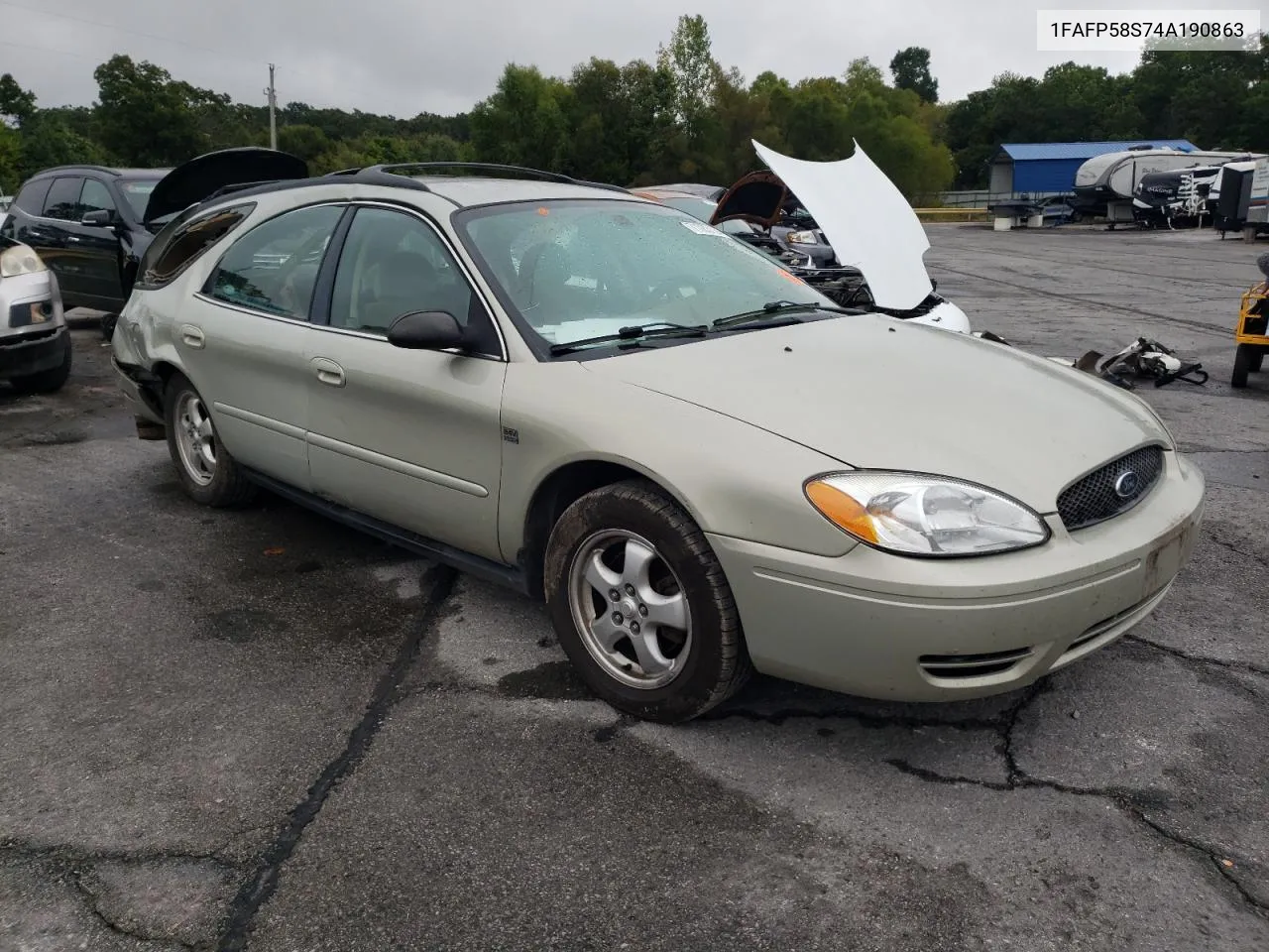 2004 Ford Taurus Se VIN: 1FAFP58S74A190863 Lot: 71083124