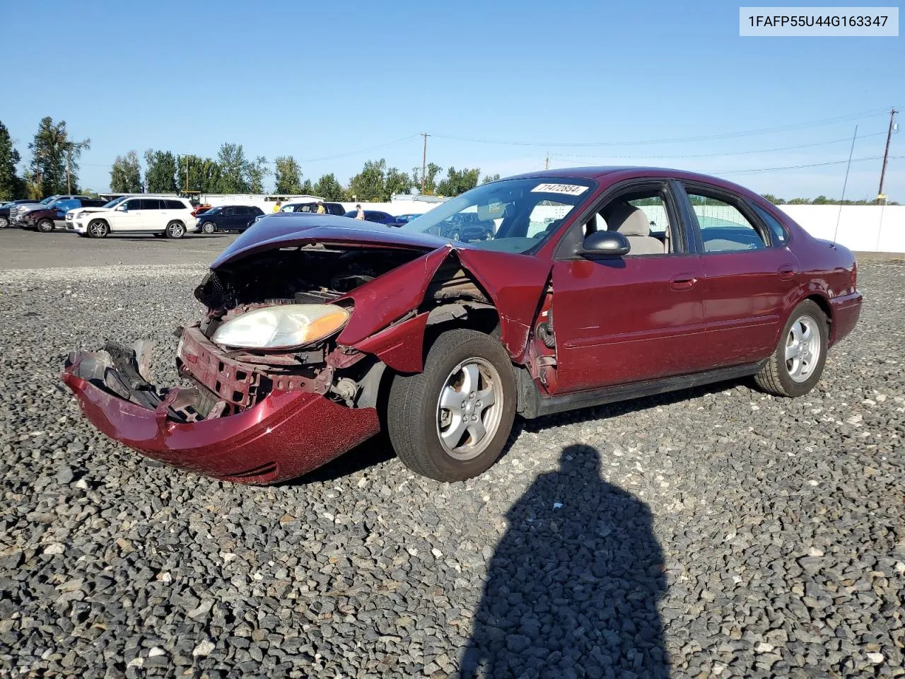 2004 Ford Taurus Ses VIN: 1FAFP55U44G163347 Lot: 71472854