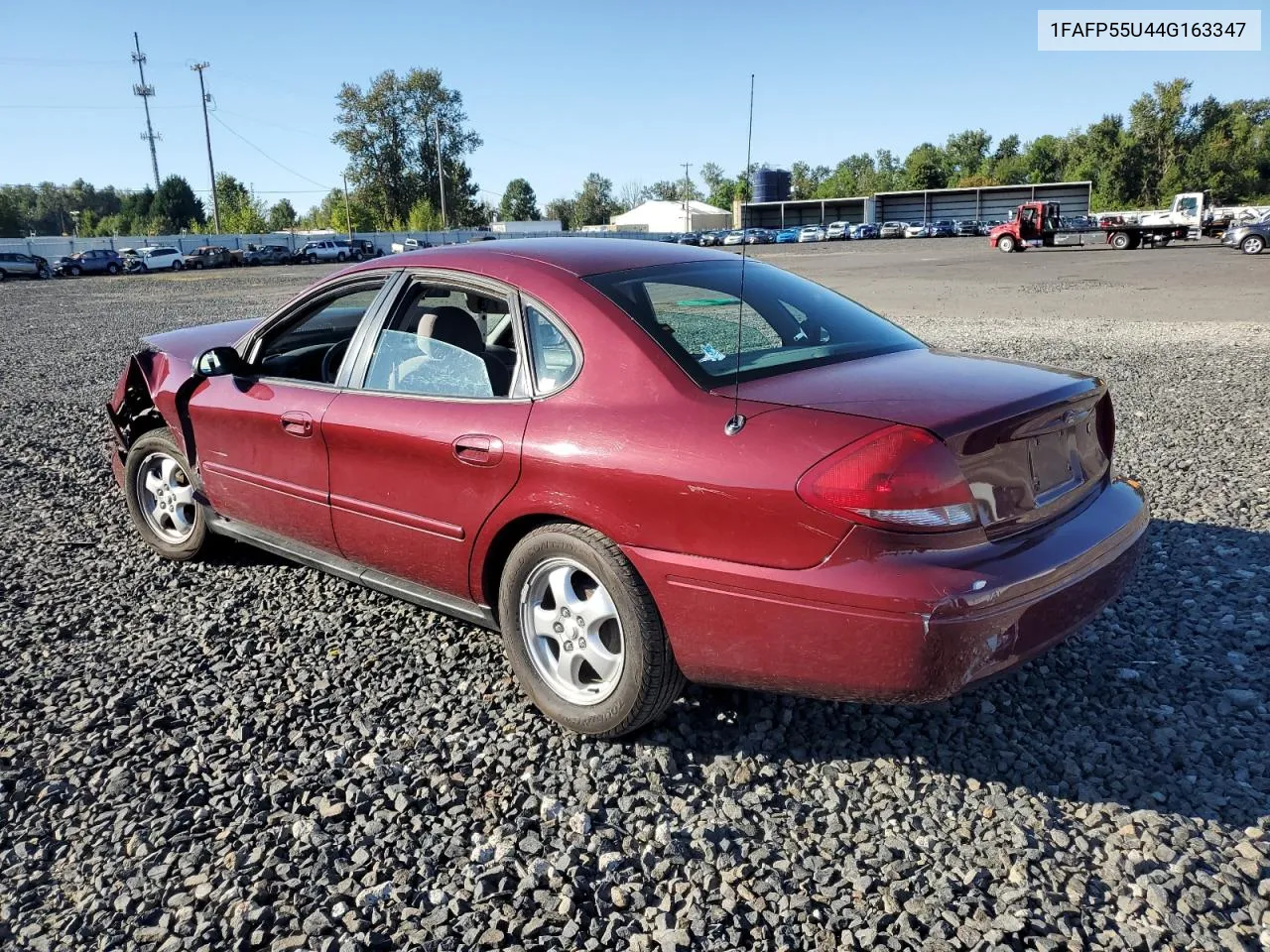 2004 Ford Taurus Ses VIN: 1FAFP55U44G163347 Lot: 71472854