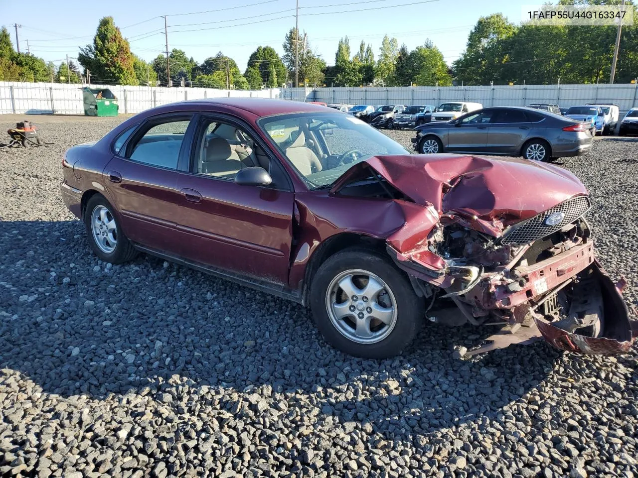 2004 Ford Taurus Ses VIN: 1FAFP55U44G163347 Lot: 71472854