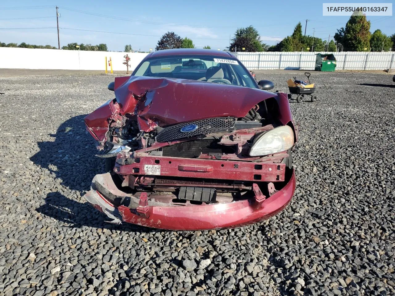 2004 Ford Taurus Ses VIN: 1FAFP55U44G163347 Lot: 71472854