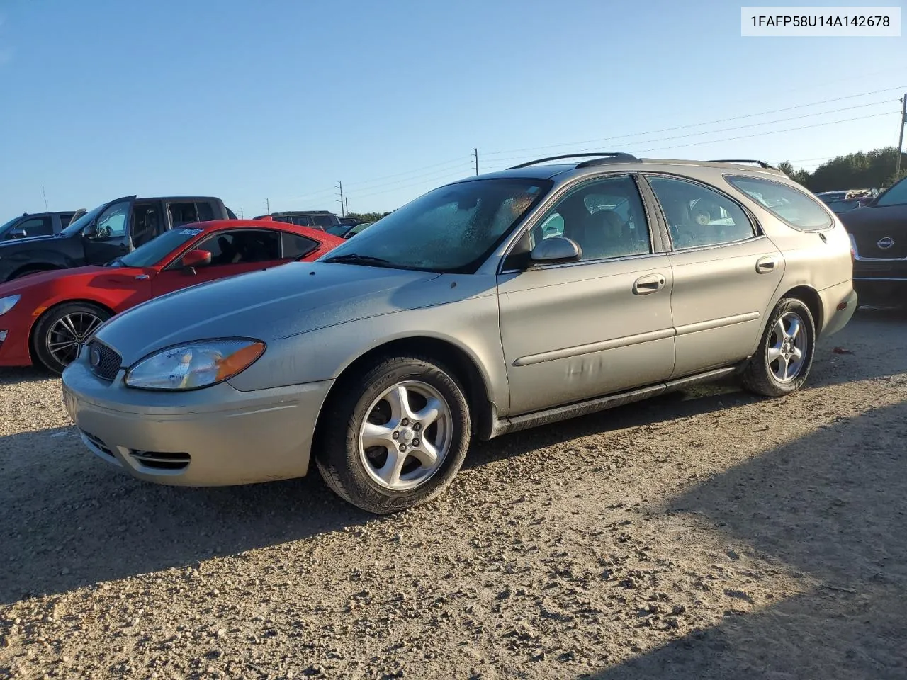 2004 Ford Taurus Se VIN: 1FAFP58U14A142678 Lot: 73948884