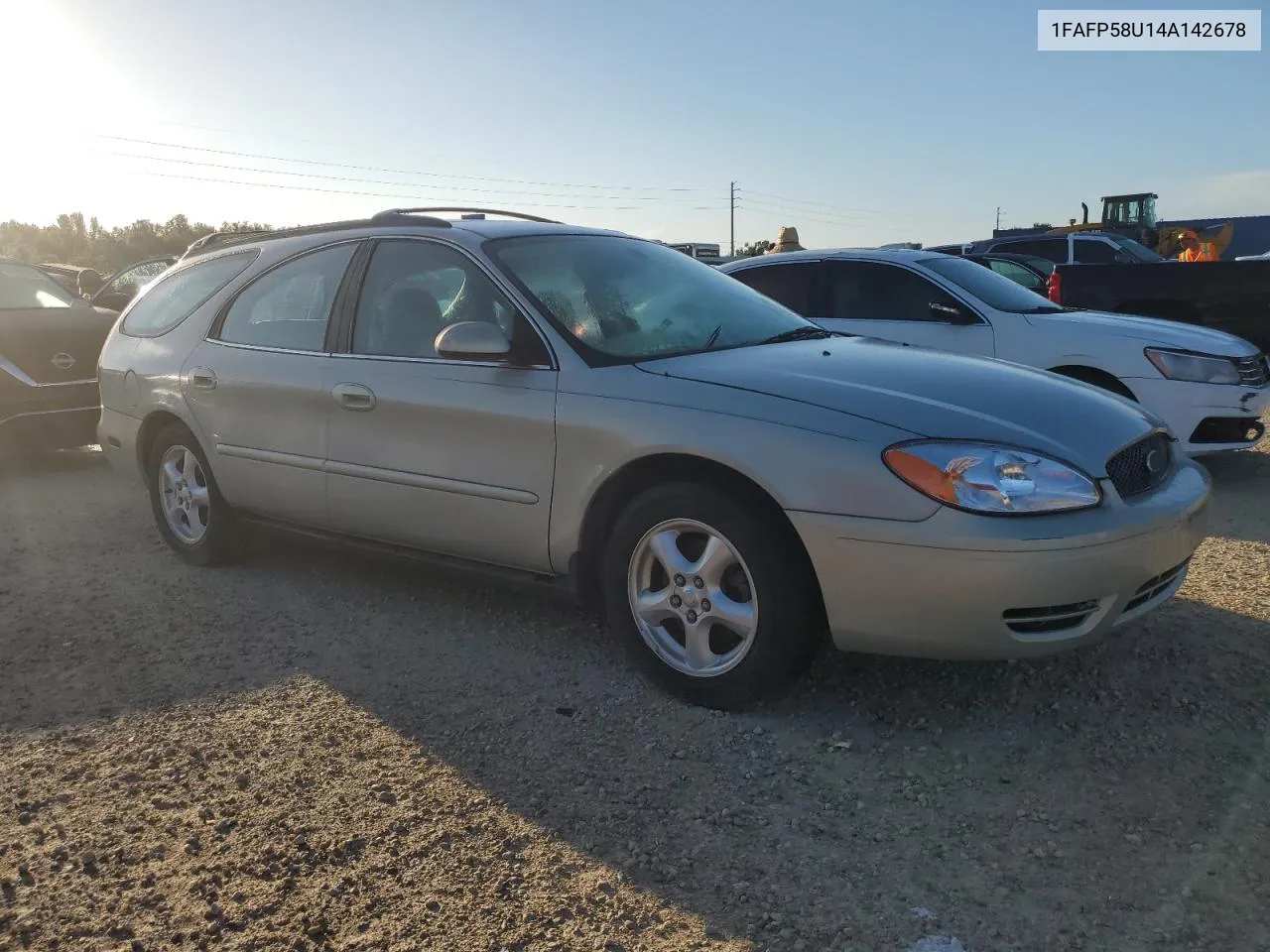 2004 Ford Taurus Se VIN: 1FAFP58U14A142678 Lot: 73948884