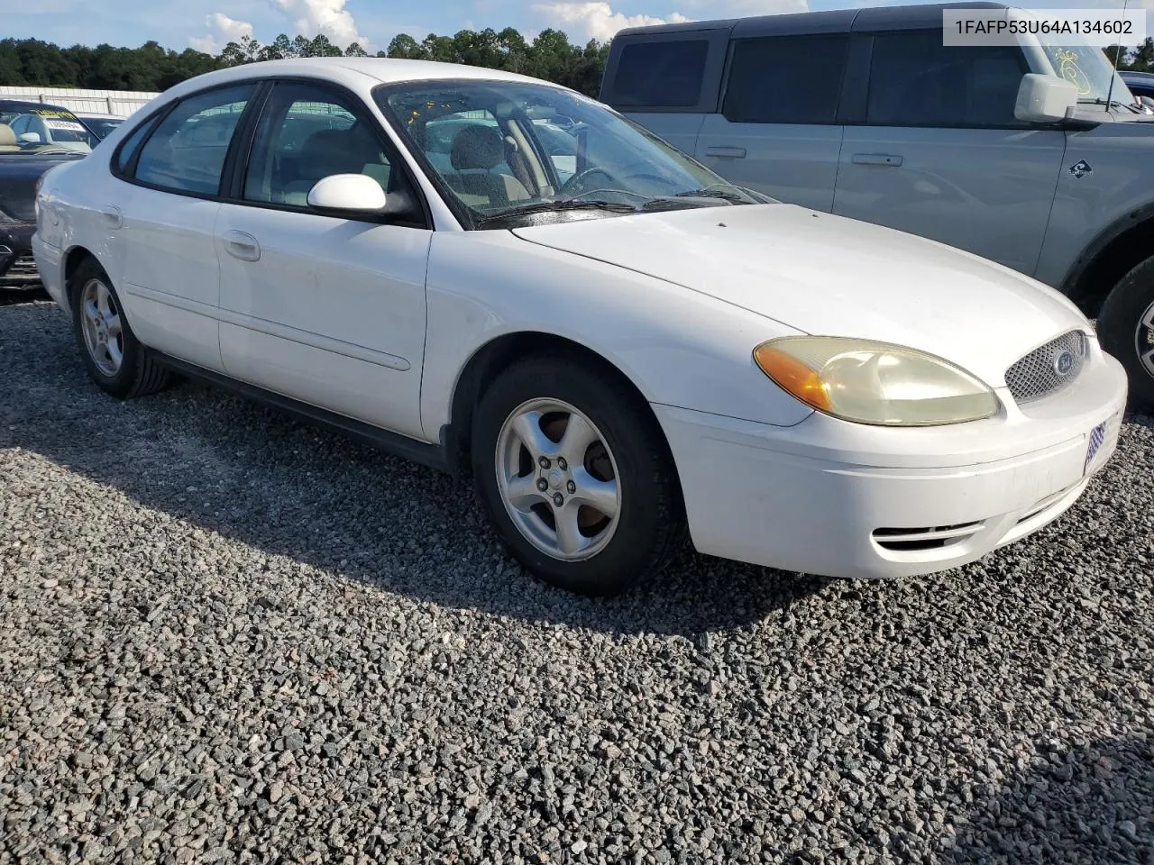 2004 Ford Taurus Se VIN: 1FAFP53U64A134602 Lot: 74021744