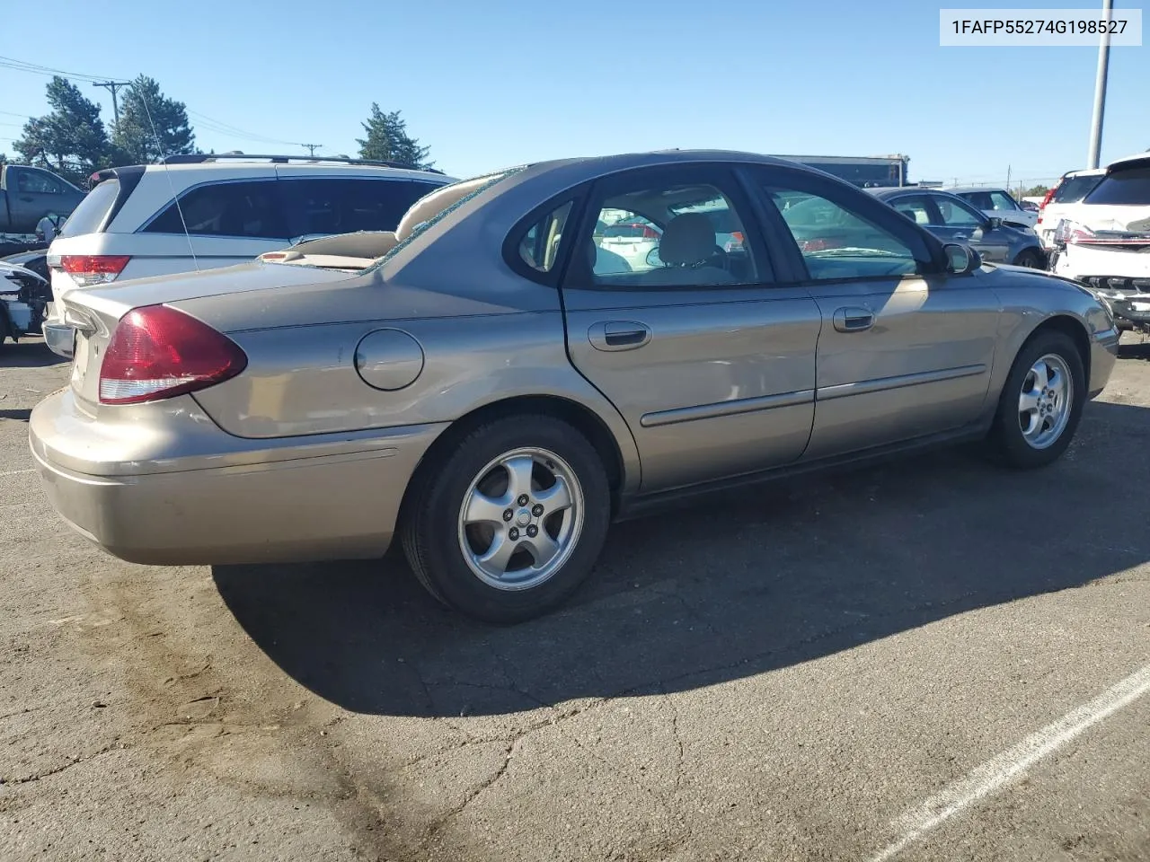 2004 Ford Taurus Ses VIN: 1FAFP55274G198527 Lot: 74095664