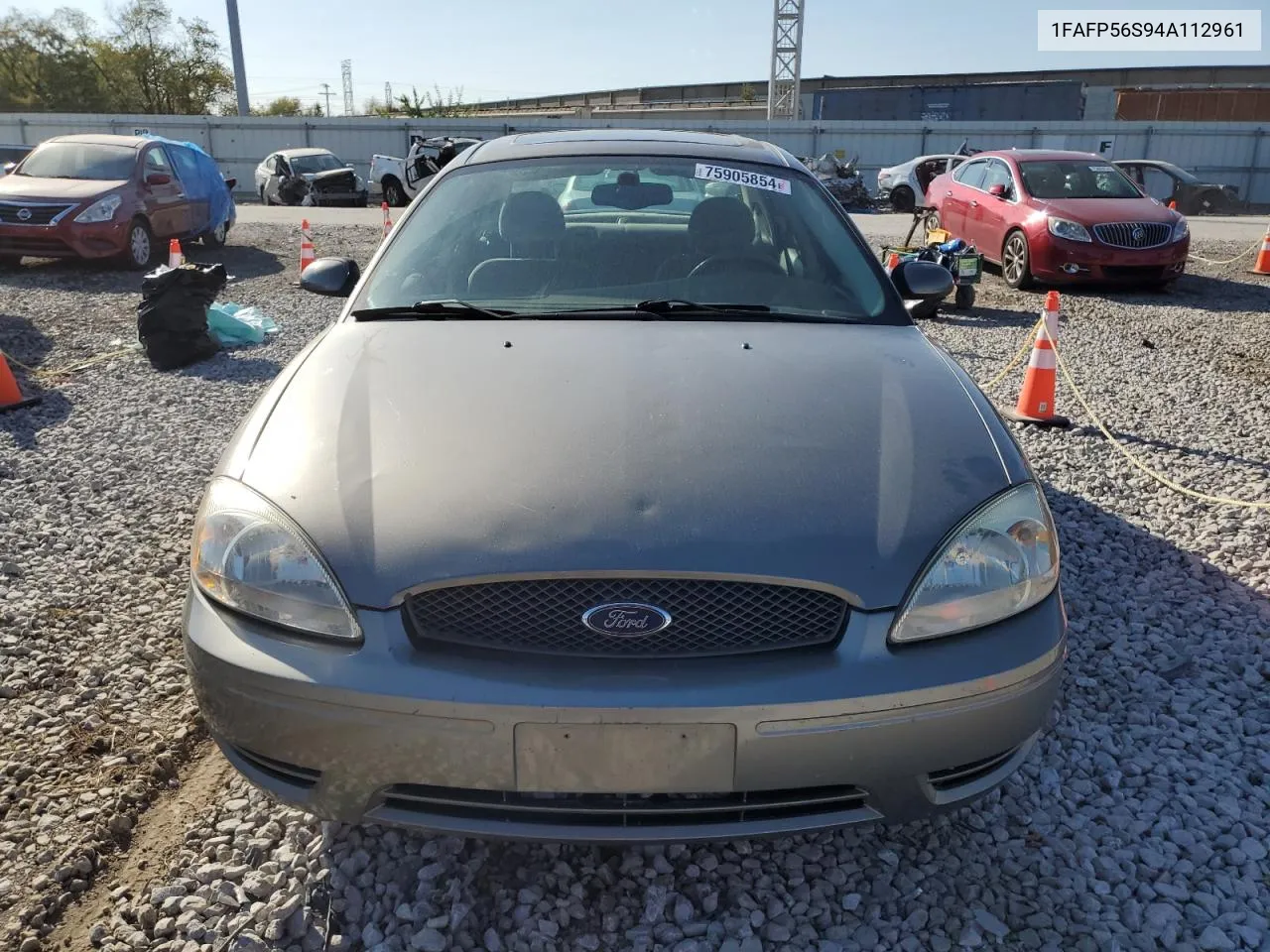 2004 Ford Taurus Sel VIN: 1FAFP56S94A112961 Lot: 75905854