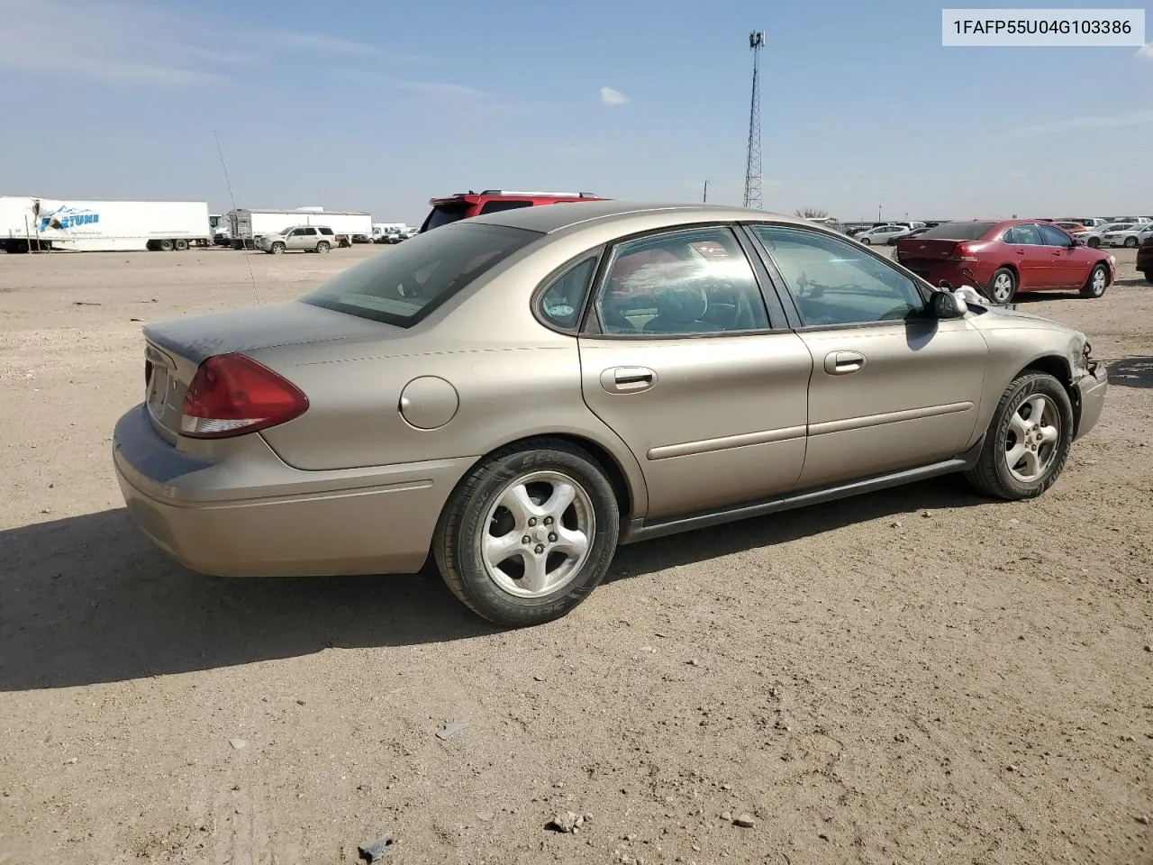 2004 Ford Taurus Ses VIN: 1FAFP55U04G103386 Lot: 76103274