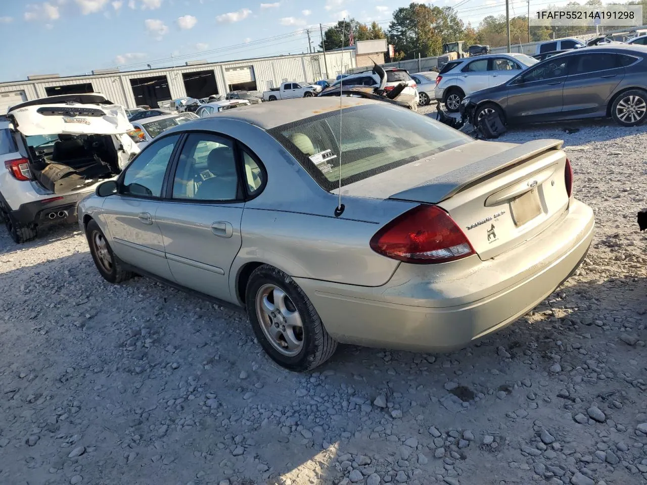 2004 Ford Taurus Ses VIN: 1FAFP55214A191298 Lot: 76543864