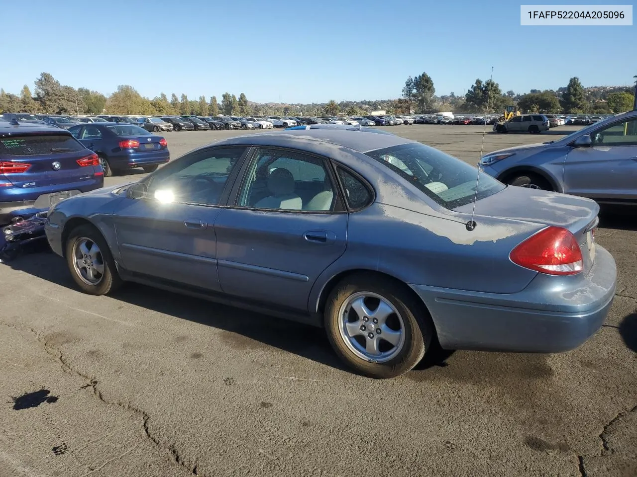 2004 Ford Taurus Lx VIN: 1FAFP52204A205096 Lot: 77357084