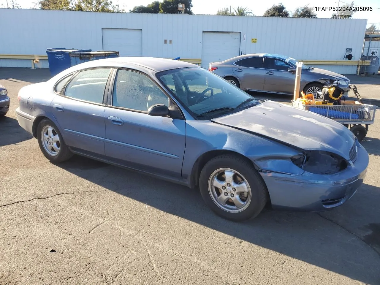 2004 Ford Taurus Lx VIN: 1FAFP52204A205096 Lot: 77357084