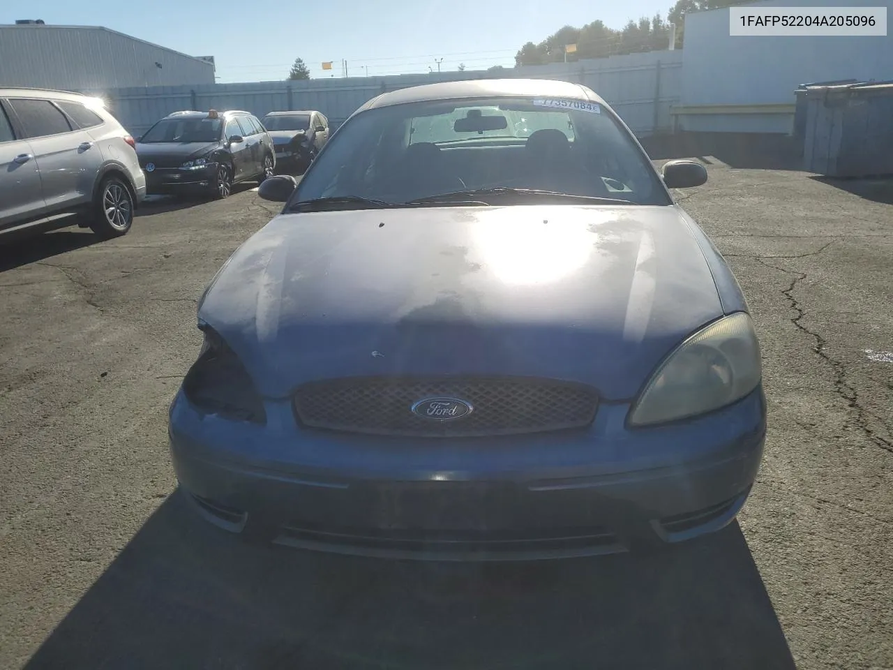 2004 Ford Taurus Lx VIN: 1FAFP52204A205096 Lot: 77357084