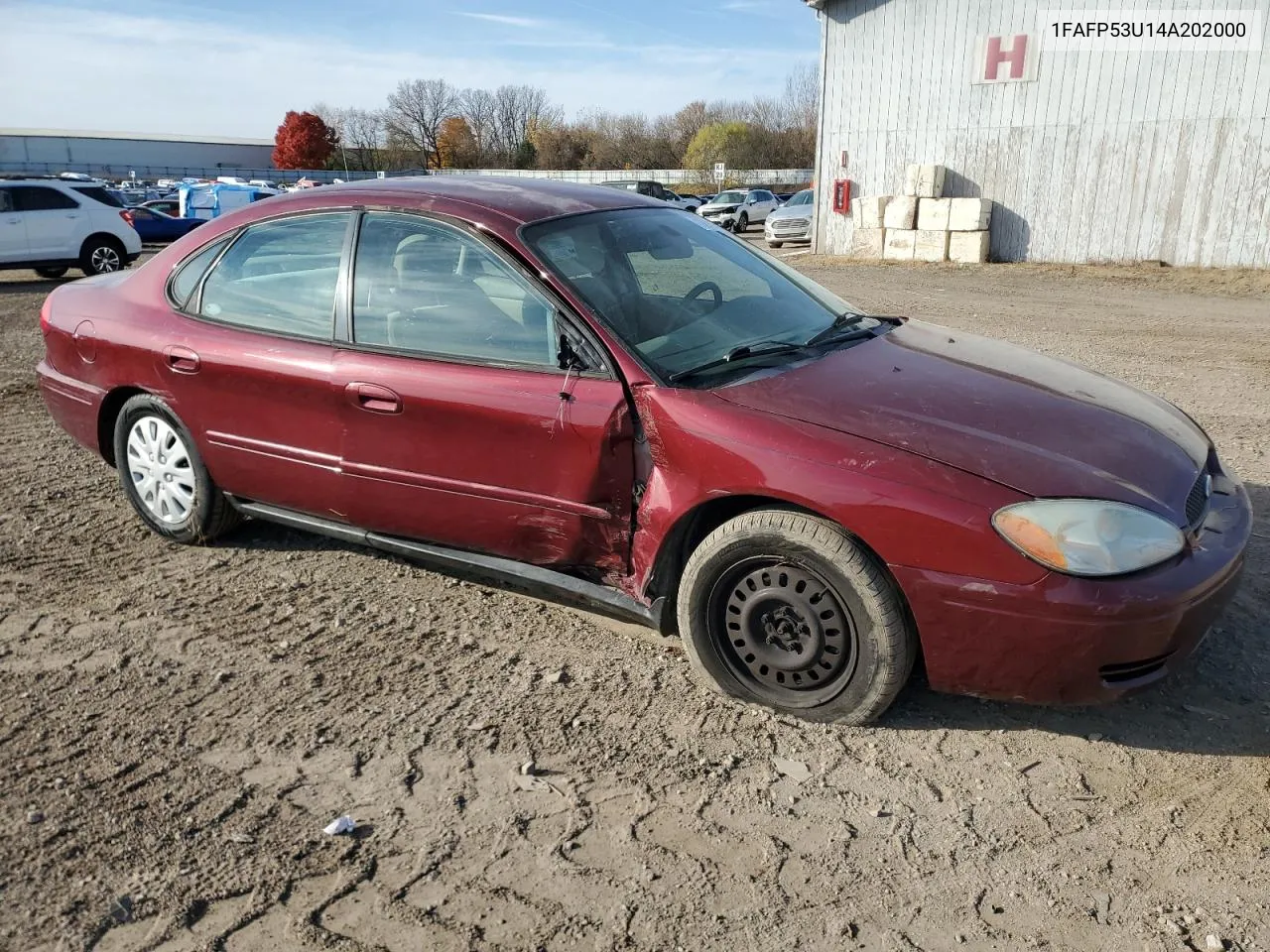 2004 Ford Taurus Se VIN: 1FAFP53U14A202000 Lot: 77979514