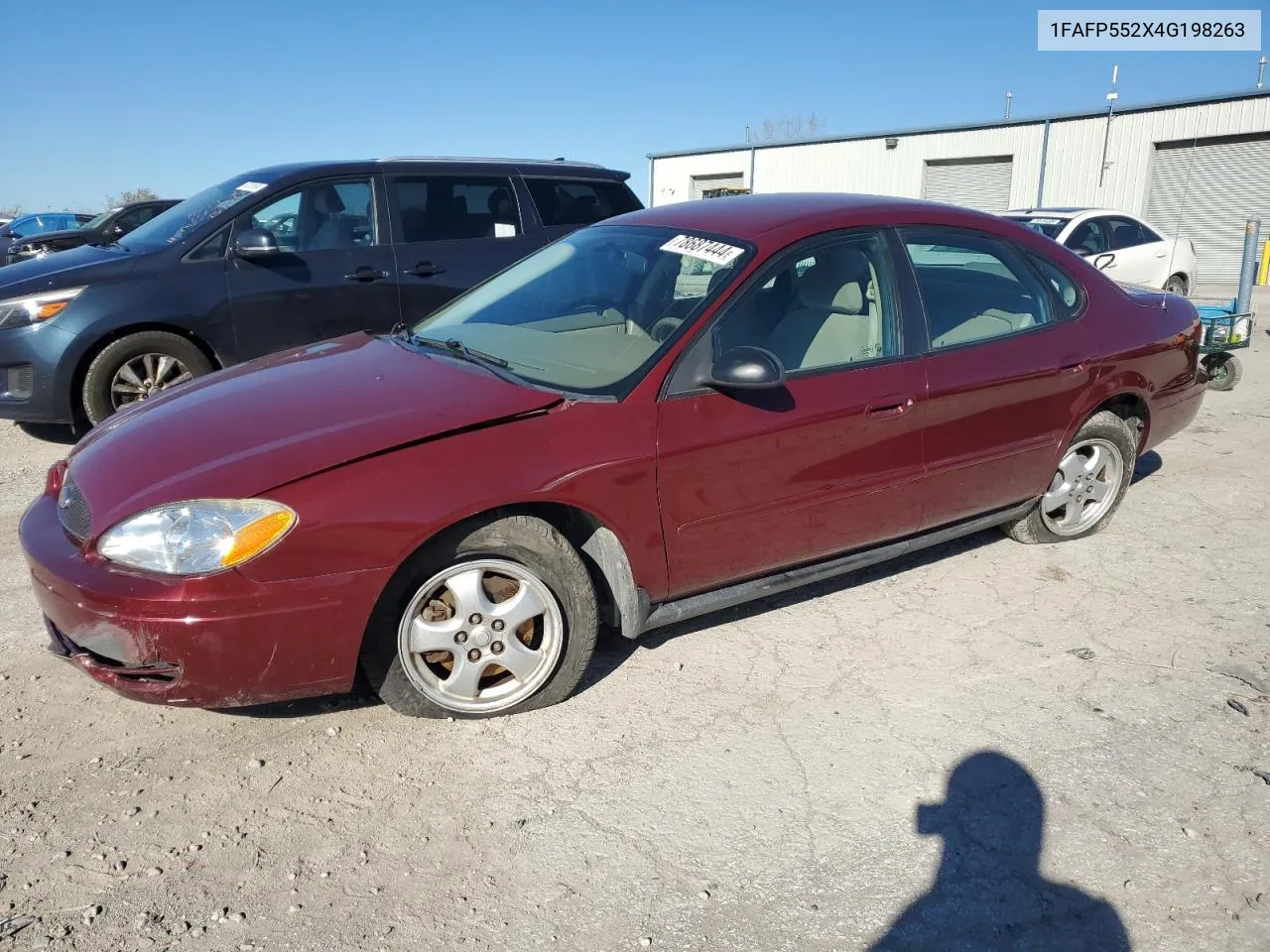 2004 Ford Taurus Ses VIN: 1FAFP552X4G198263 Lot: 78687444