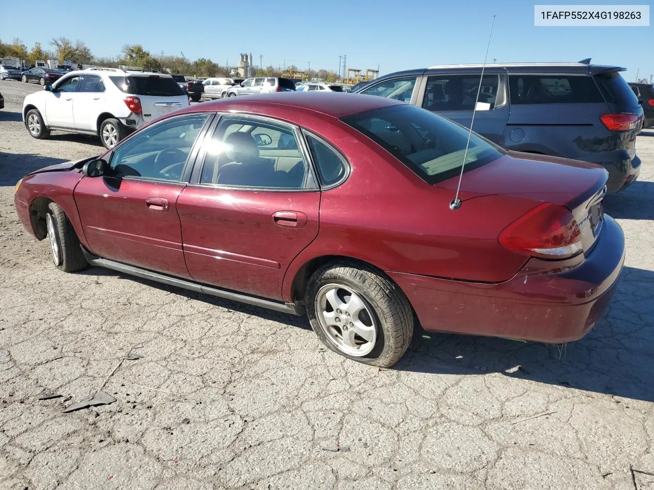 2004 Ford Taurus Ses VIN: 1FAFP552X4G198263 Lot: 78687444