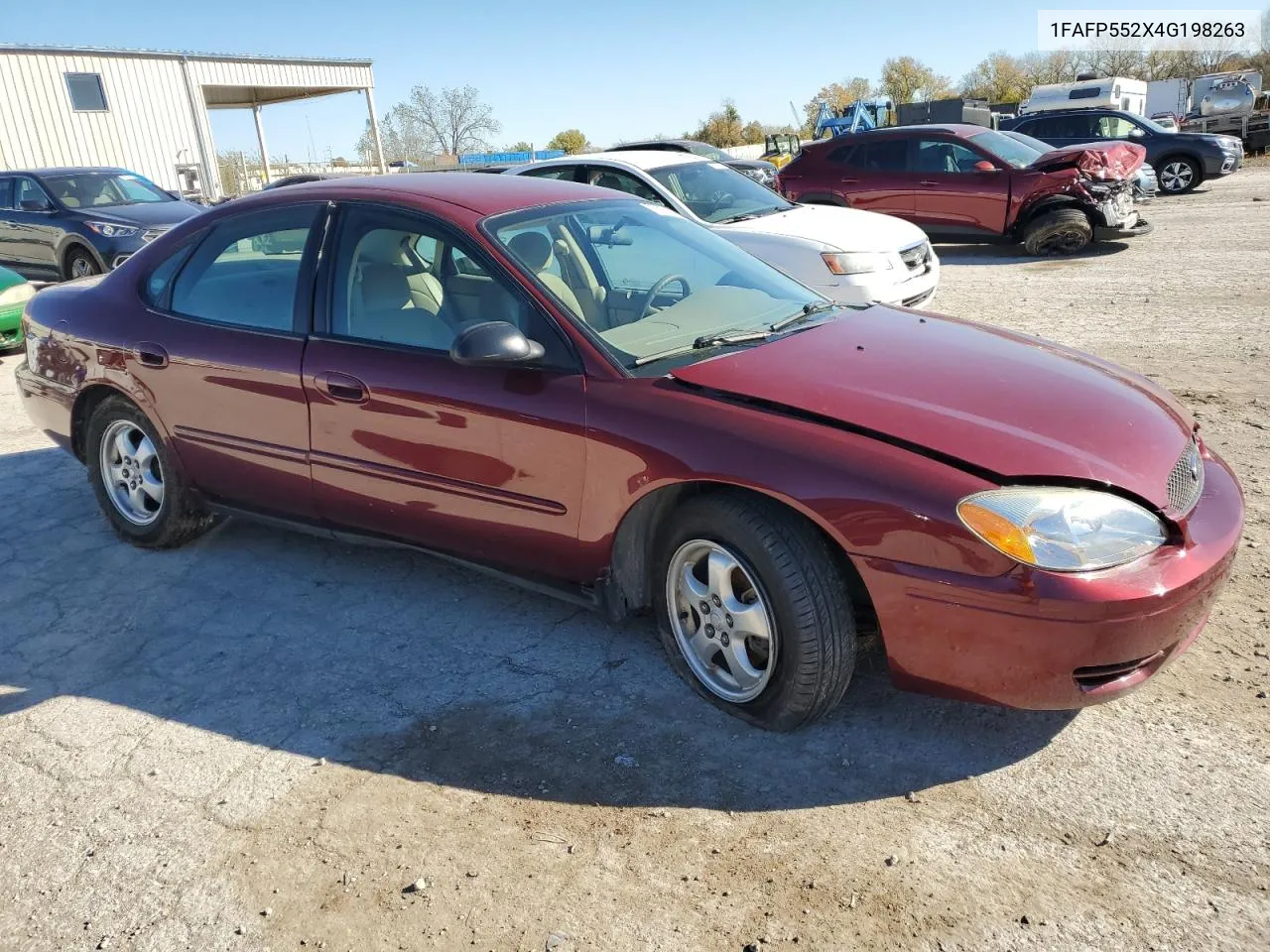 2004 Ford Taurus Ses VIN: 1FAFP552X4G198263 Lot: 78687444