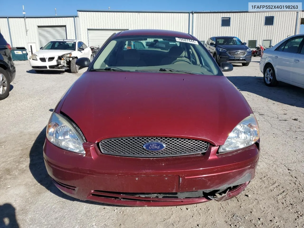 2004 Ford Taurus Ses VIN: 1FAFP552X4G198263 Lot: 78687444