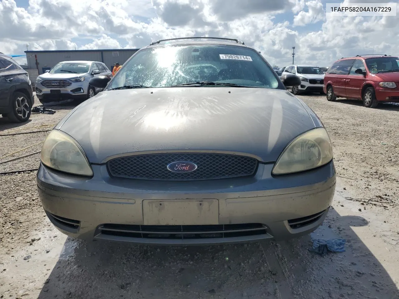 2004 Ford Taurus Se VIN: 1FAFP58204A167229 Lot: 79826714