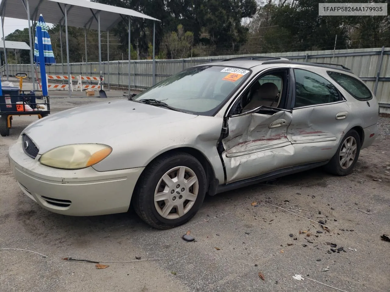 2004 Ford Taurus Se VIN: 1FAFP58264A179935 Lot: 80738173