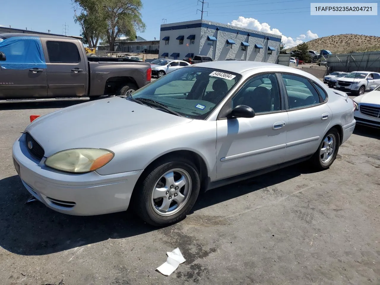 2005 Ford Taurus Se VIN: 1FAFP53235A204721 Lot: 54843694