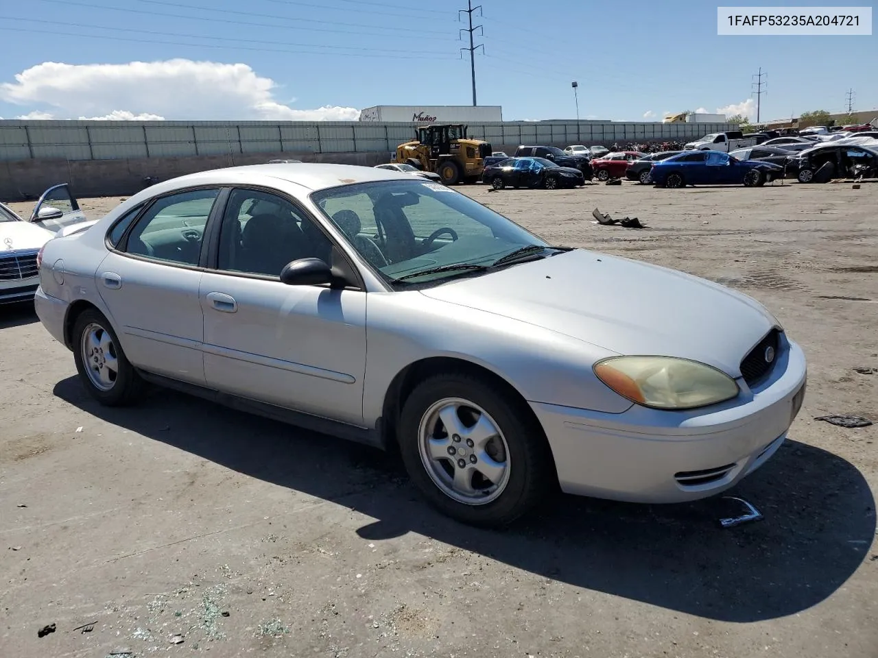 2005 Ford Taurus Se VIN: 1FAFP53235A204721 Lot: 54843694