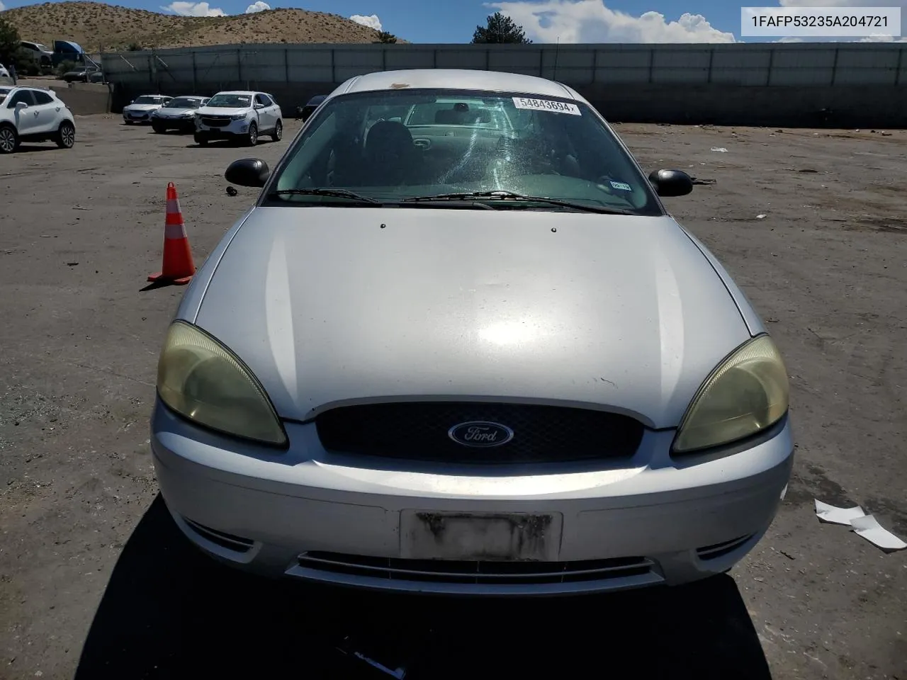 2005 Ford Taurus Se VIN: 1FAFP53235A204721 Lot: 54843694