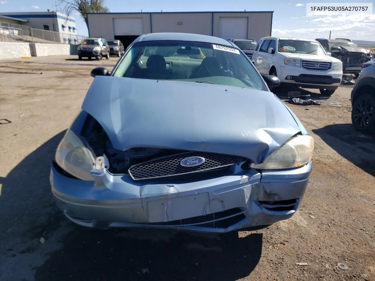 2005 Ford Taurus Se VIN: 1FAFP53U05A270757 Lot: 68292594