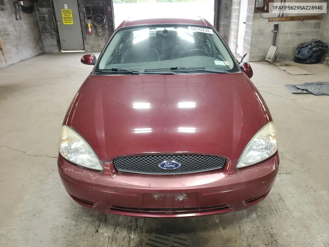 2005 Ford Taurus Sel VIN: 1FAFP56295A228940 Lot: 69172234