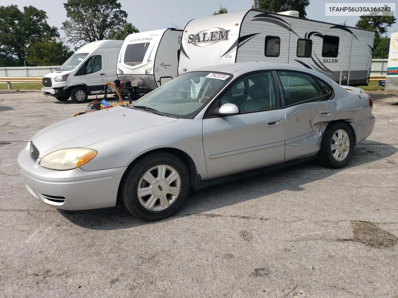 2005 Ford Taurus Sel VIN: 1FAHP56U35A164243 Lot: 70423234