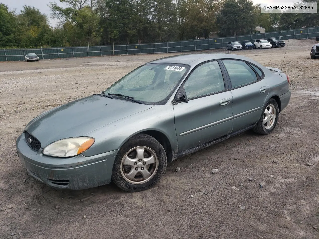 2005 Ford Taurus Se VIN: 1FAHP53285A182885 Lot: 72461844