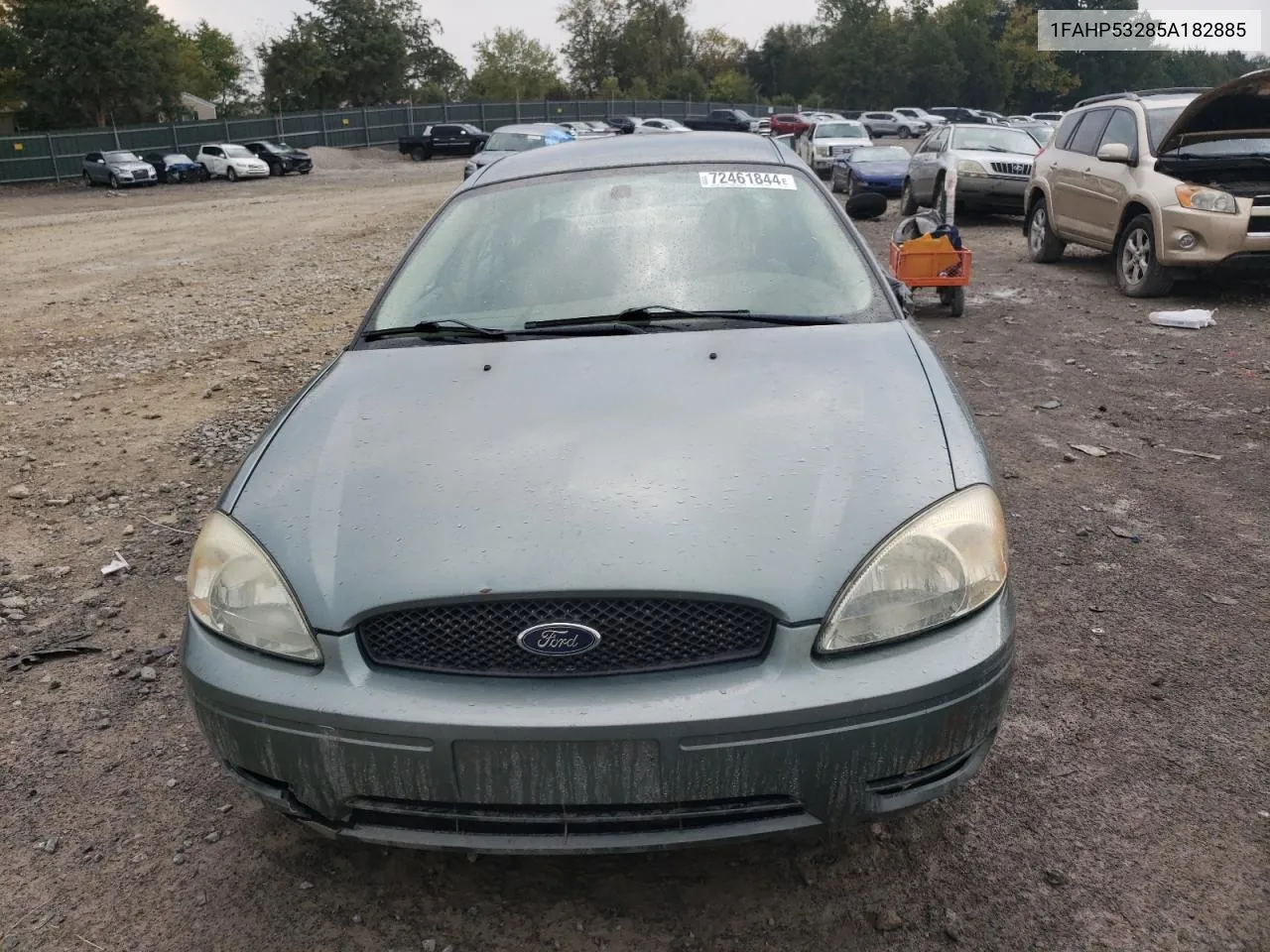 2005 Ford Taurus Se VIN: 1FAHP53285A182885 Lot: 72461844