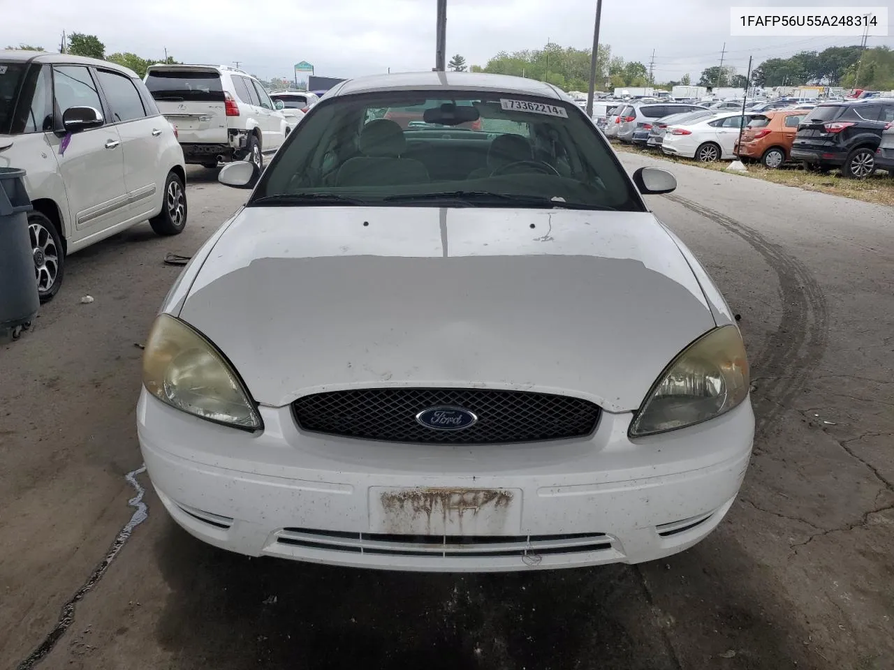 2005 Ford Taurus Sel VIN: 1FAFP56U55A248314 Lot: 73362214