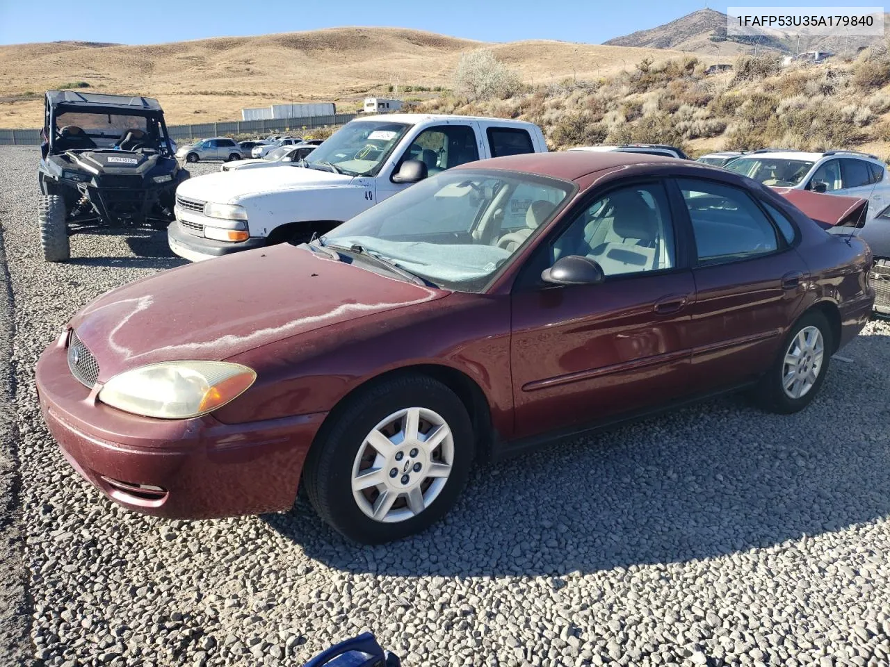 2005 Ford Taurus Se VIN: 1FAFP53U35A179840 Lot: 74279014