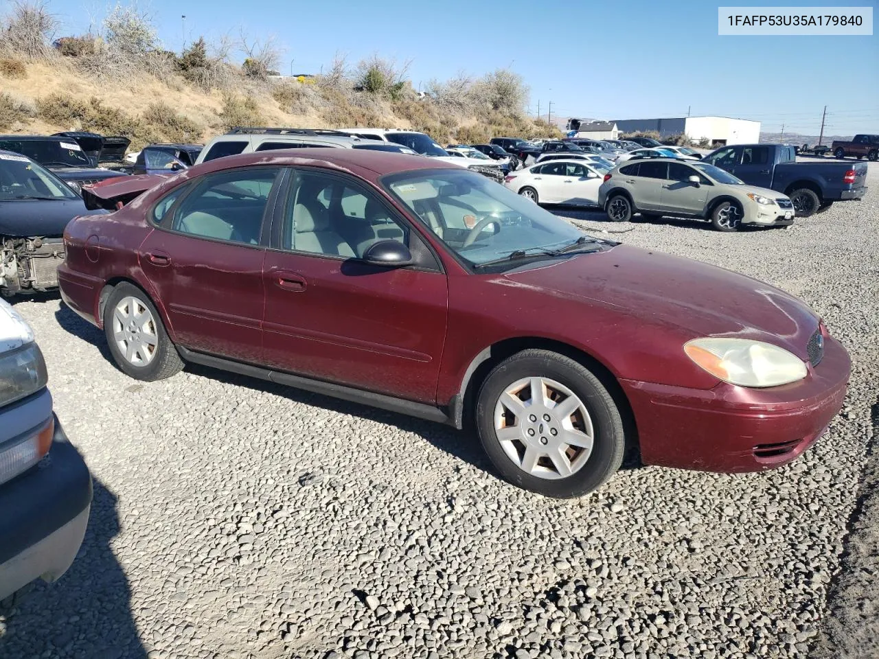 2005 Ford Taurus Se VIN: 1FAFP53U35A179840 Lot: 74279014