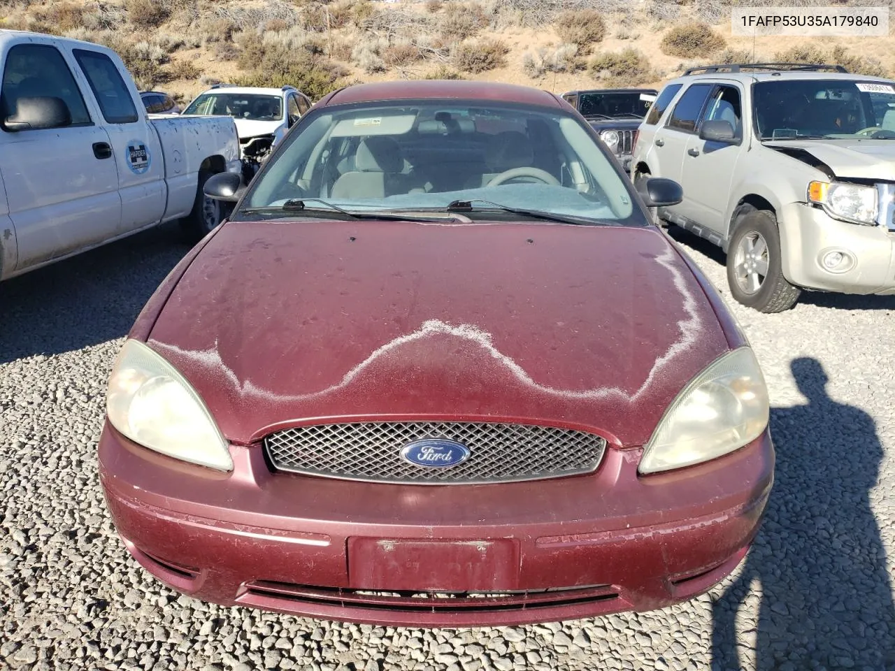 2005 Ford Taurus Se VIN: 1FAFP53U35A179840 Lot: 74279014