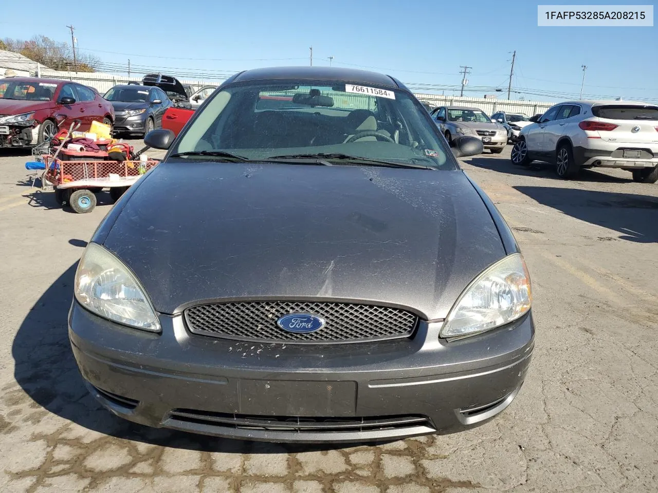 2005 Ford Taurus Se VIN: 1FAFP53285A208215 Lot: 76611584