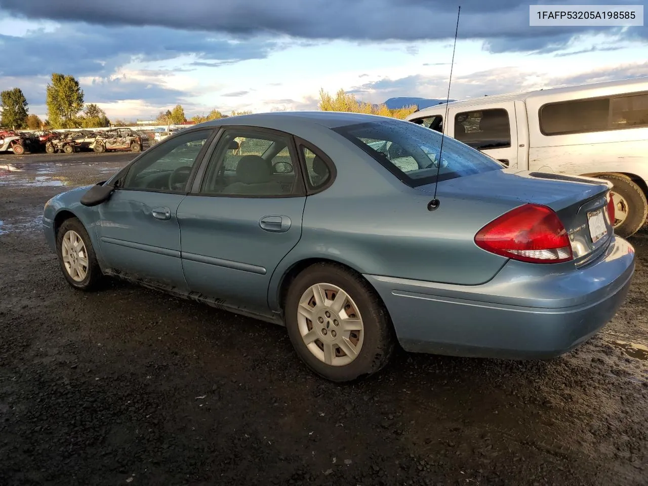 2005 Ford Taurus Se VIN: 1FAFP53205A198585 Lot: 77826514