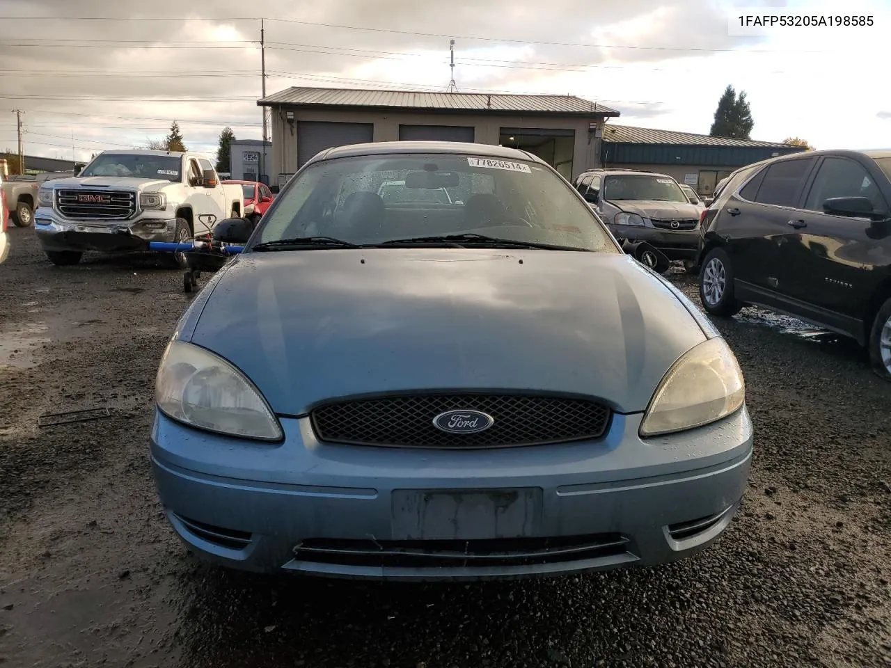 2005 Ford Taurus Se VIN: 1FAFP53205A198585 Lot: 77826514