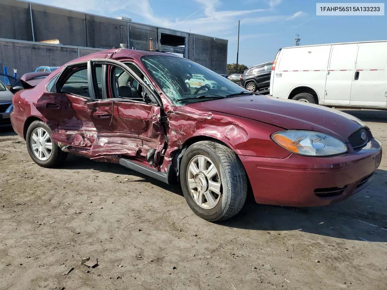 2005 Ford Taurus Sel VIN: 1FAHP56S15A133233 Lot: 78177974