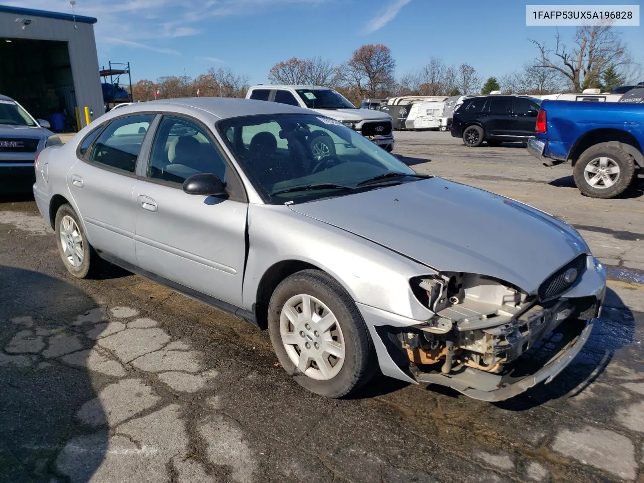 2005 Ford Taurus Se VIN: 1FAFP53UX5A196828 Lot: 79722784