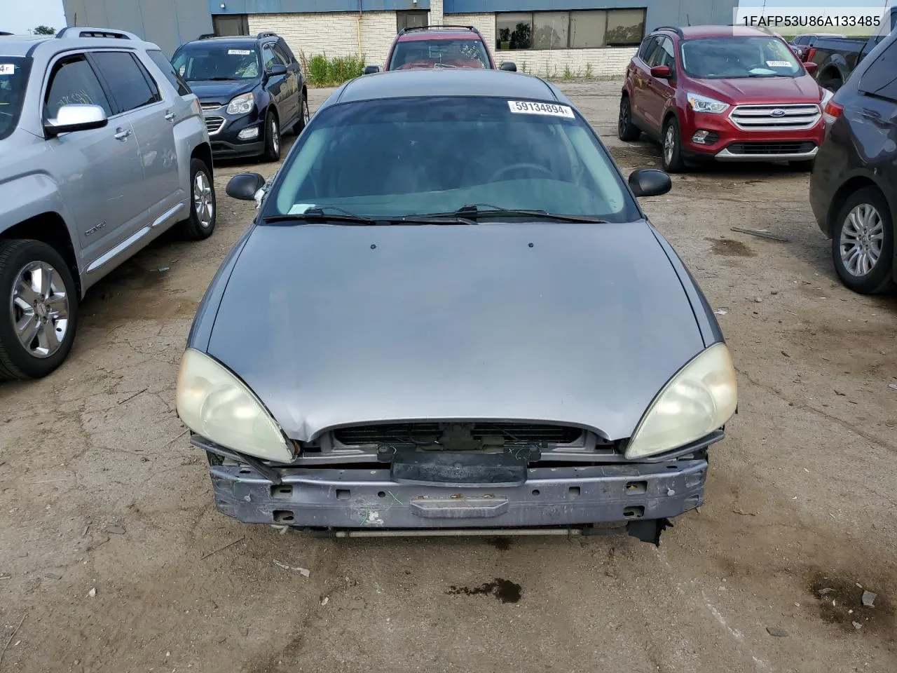 2006 Ford Taurus Se VIN: 1FAFP53U86A133485 Lot: 59134894