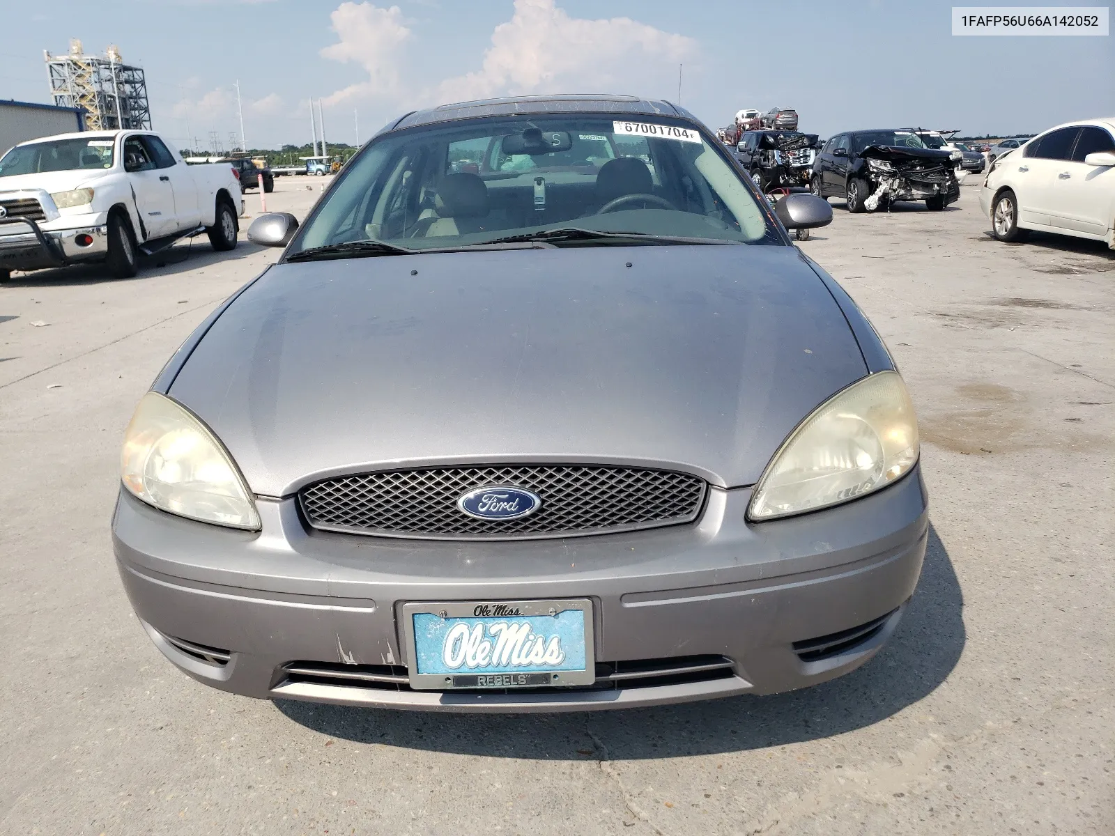 2006 Ford Taurus Sel VIN: 1FAFP56U66A142052 Lot: 67001704