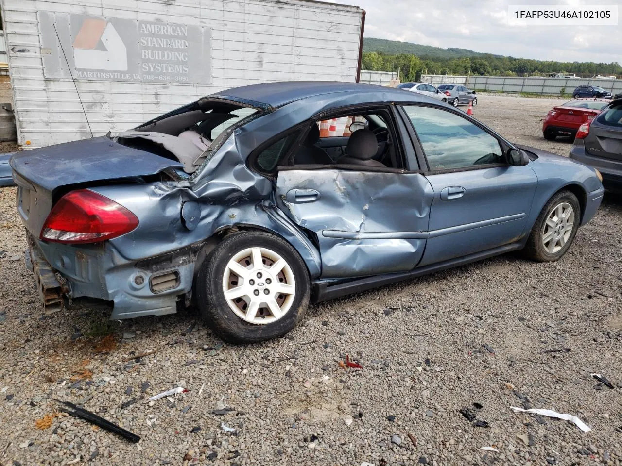 2006 Ford Taurus Se VIN: 1FAFP53U46A102105 Lot: 68276194