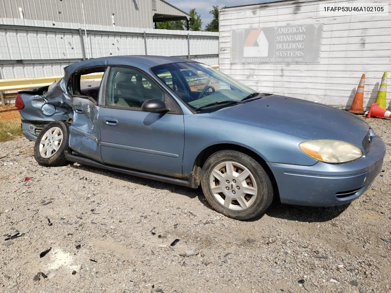 2006 Ford Taurus Se VIN: 1FAFP53U46A102105 Lot: 68276194