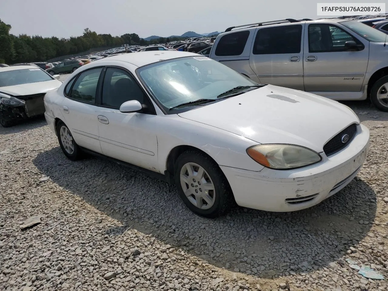 2006 Ford Taurus Se VIN: 1FAFP53U76A208726 Lot: 69656554