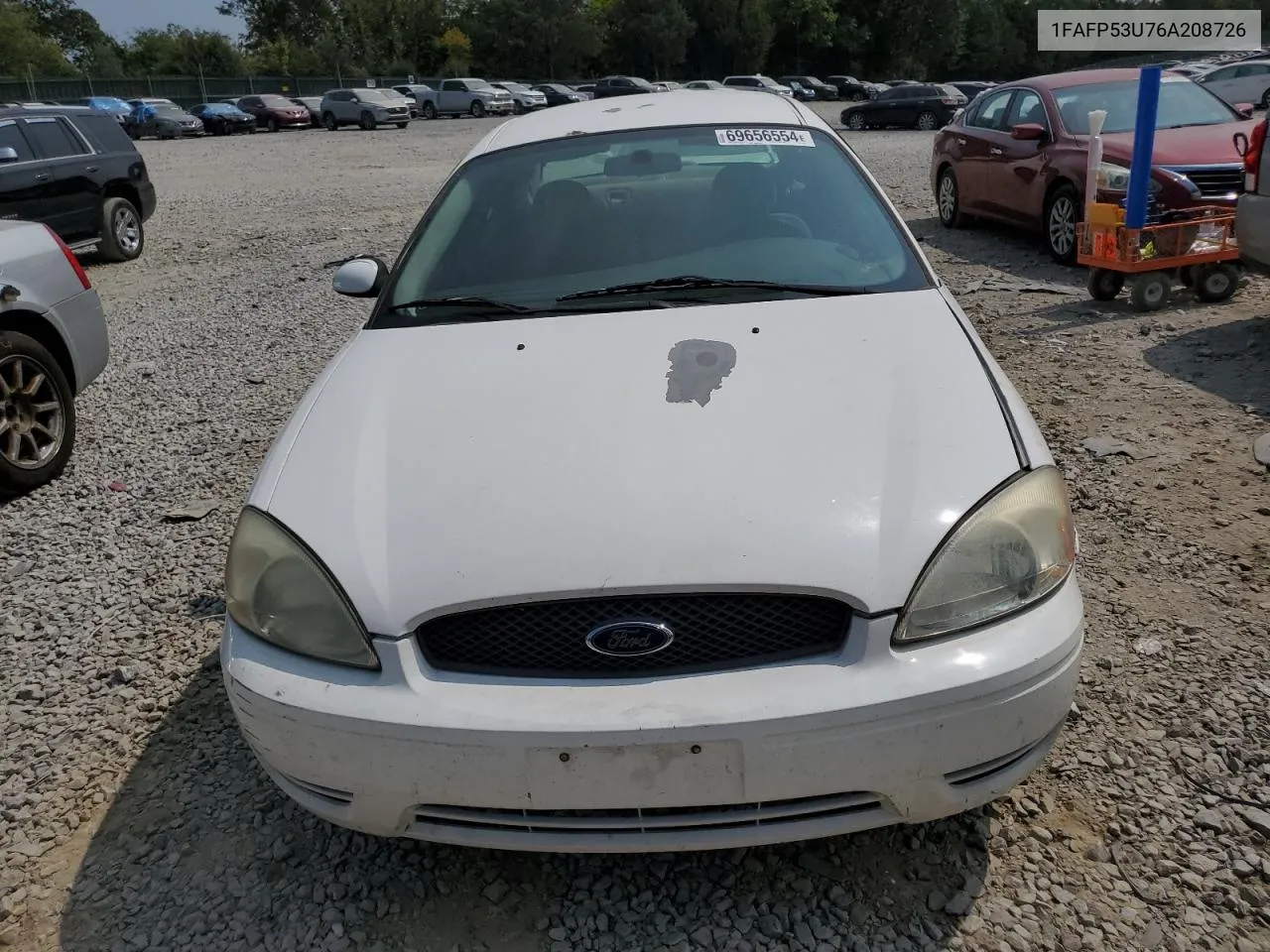 2006 Ford Taurus Se VIN: 1FAFP53U76A208726 Lot: 69656554