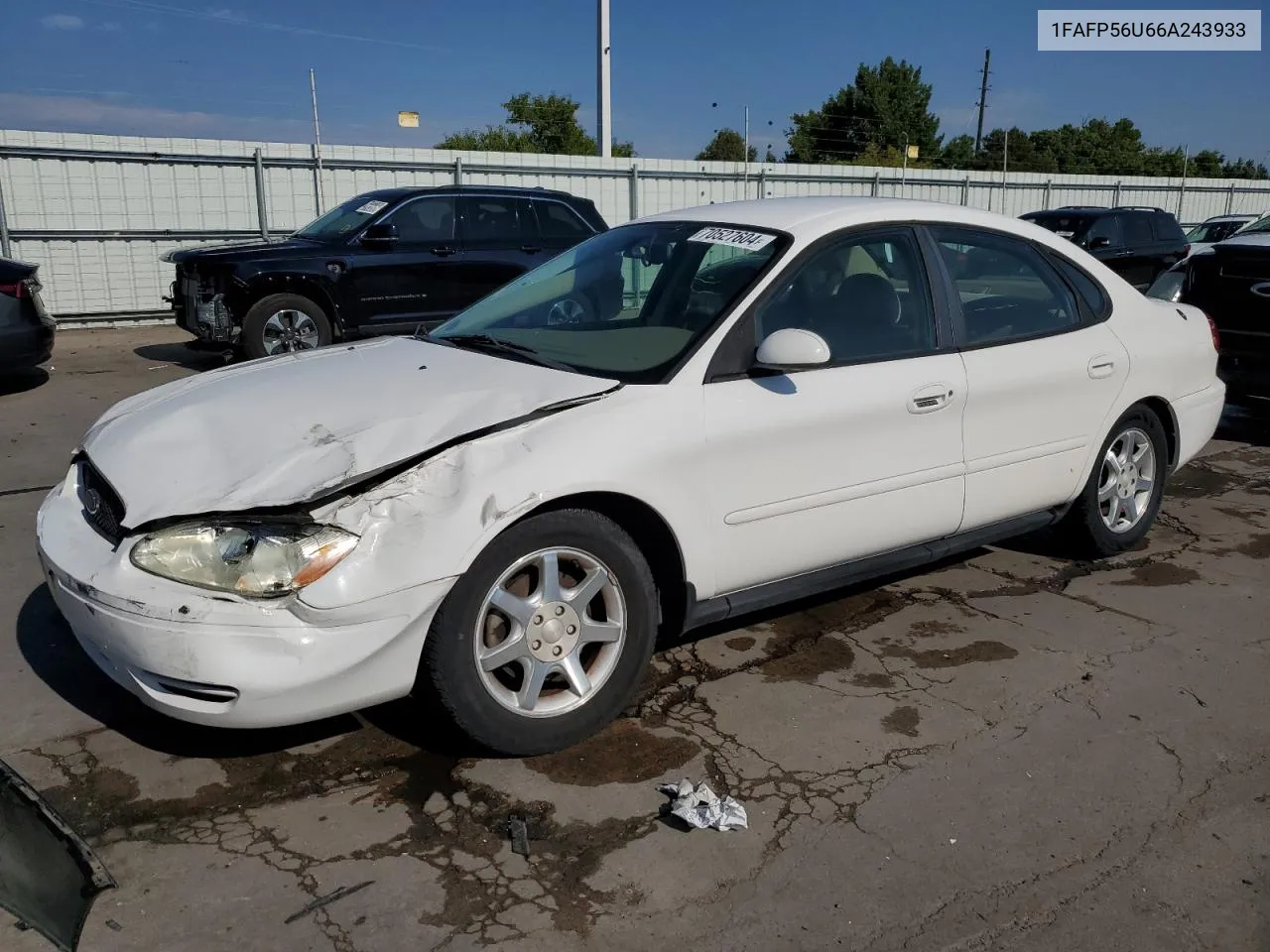 1FAFP56U66A243933 2006 Ford Taurus Sel