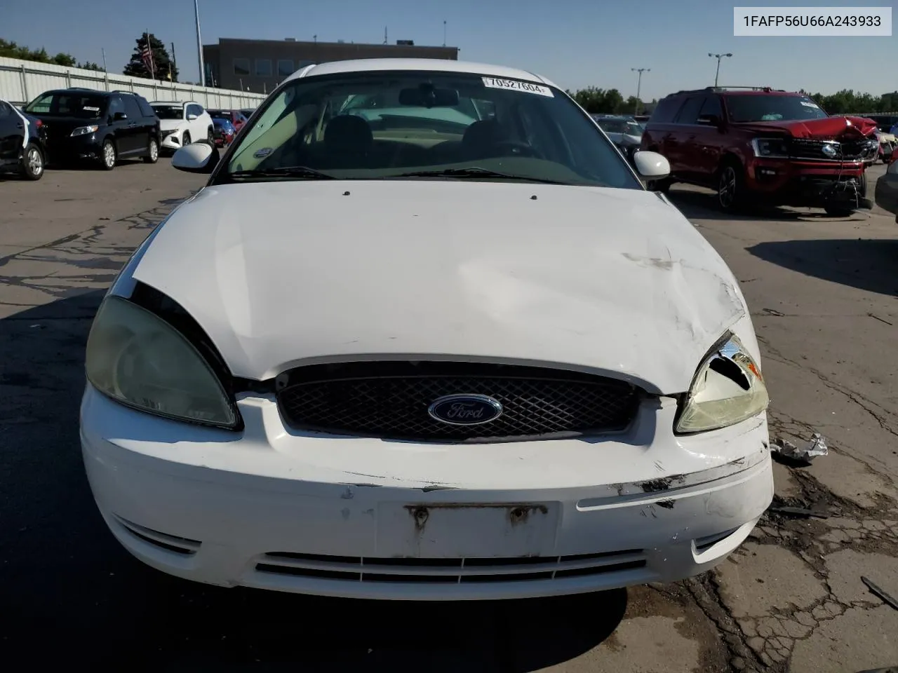 1FAFP56U66A243933 2006 Ford Taurus Sel